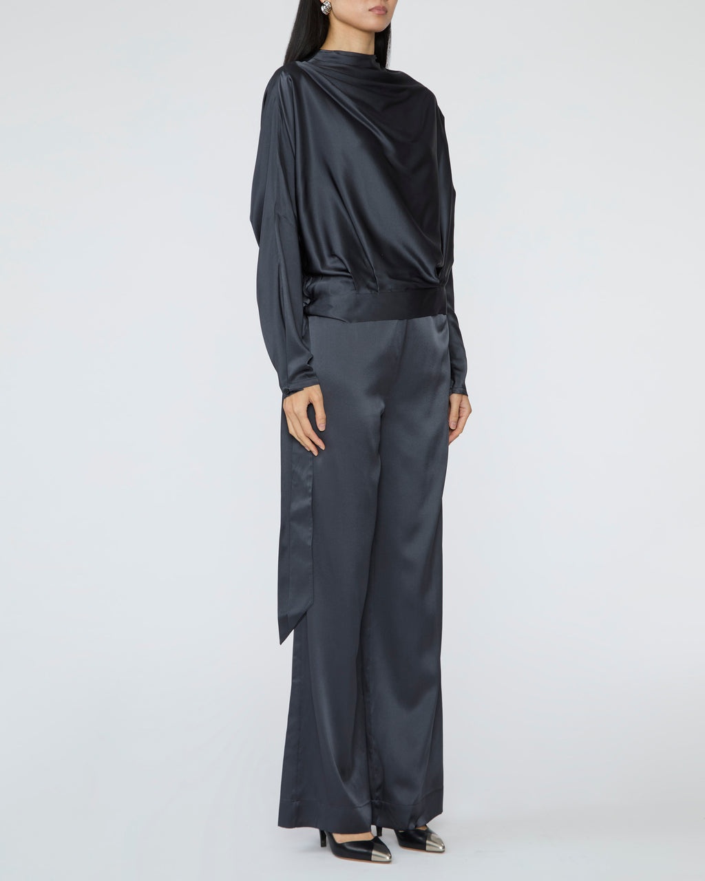 STAUD Phoebe Silk Top