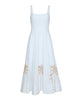 Wells Dress in White Embroidery
