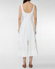STAUD Wells Dress in White Embroidery