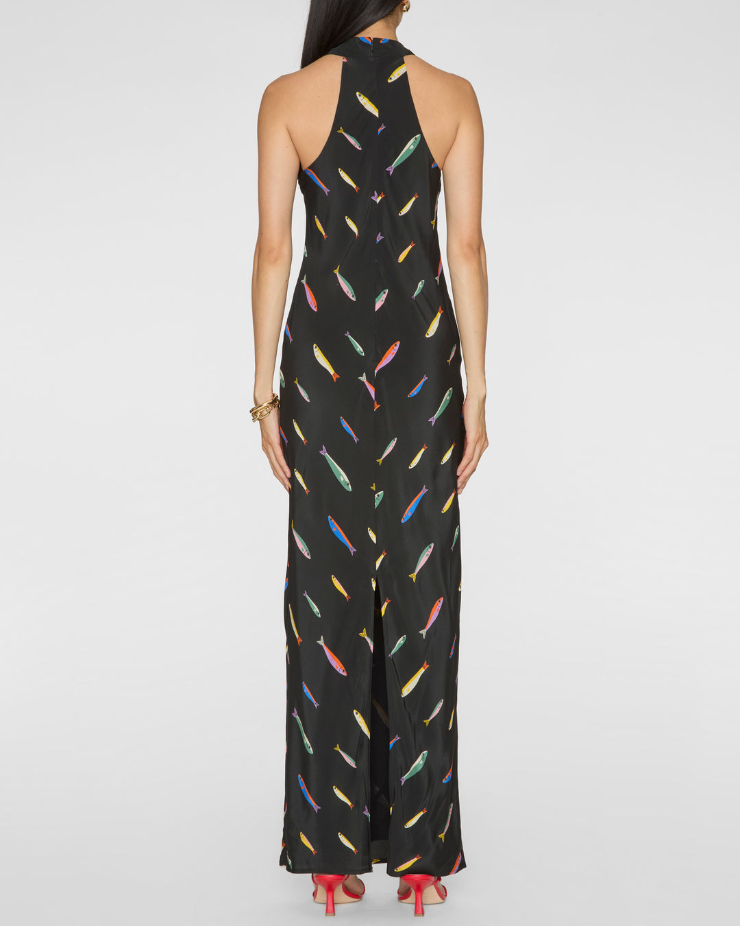 STAUD Winnie Silk Dress