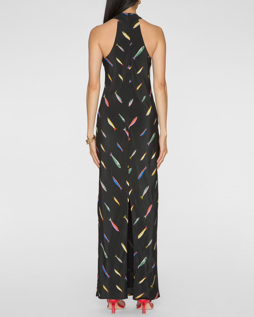 STAUD Winnie Silk Dress