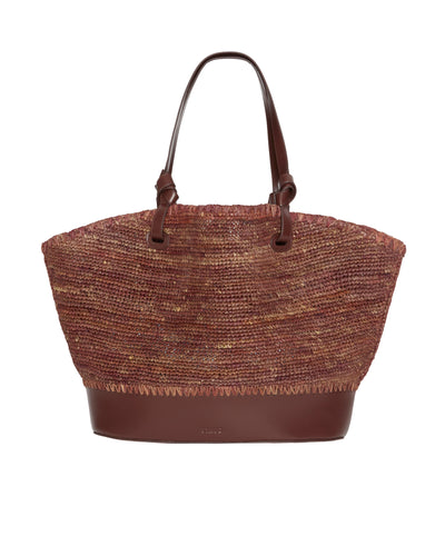Squillo Raffia Tote