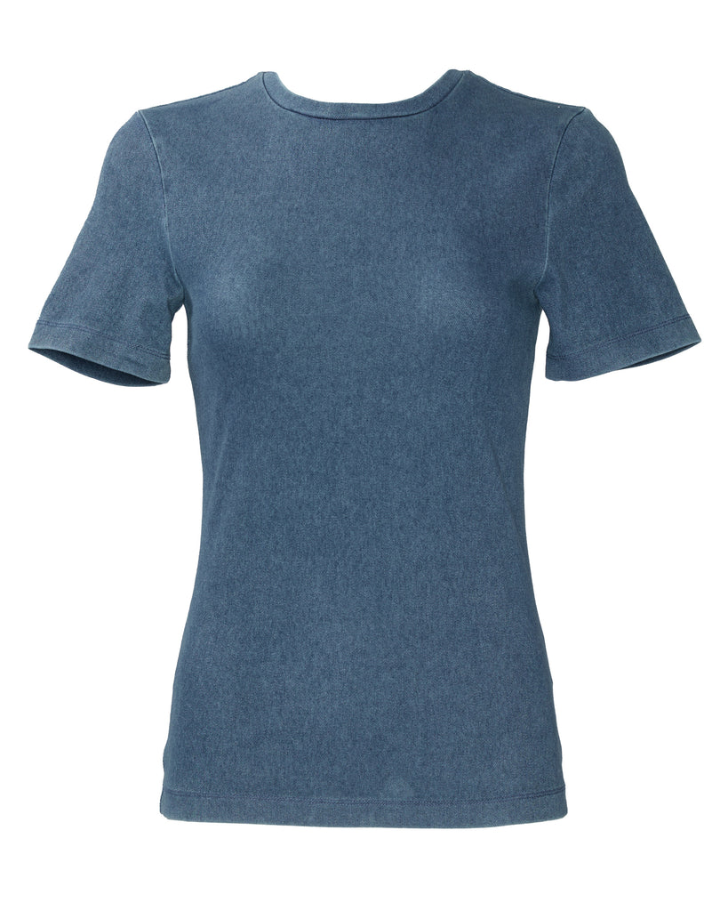 TIBI Stretch Denim Baby T