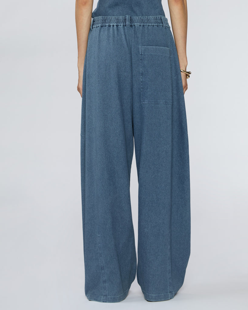 TIBI Stretch Denim Knit Winslow Pant