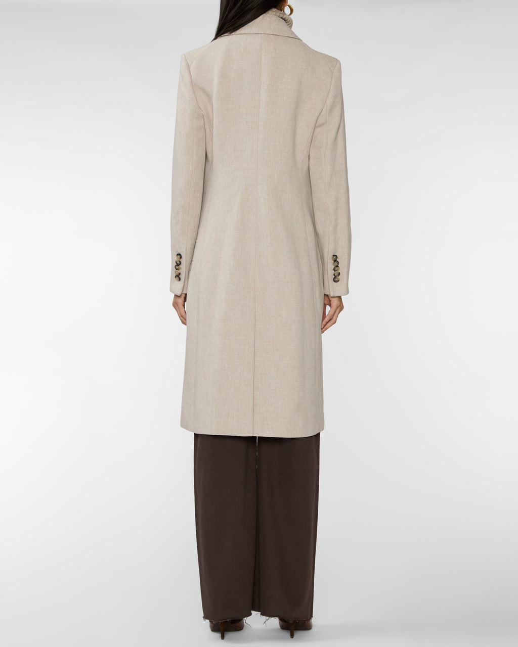 VERONICA BEARD Stryder Dickey Coat in Oyster Melange
