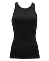 Enza Costa Supima Cotton Sheath Tank in Black