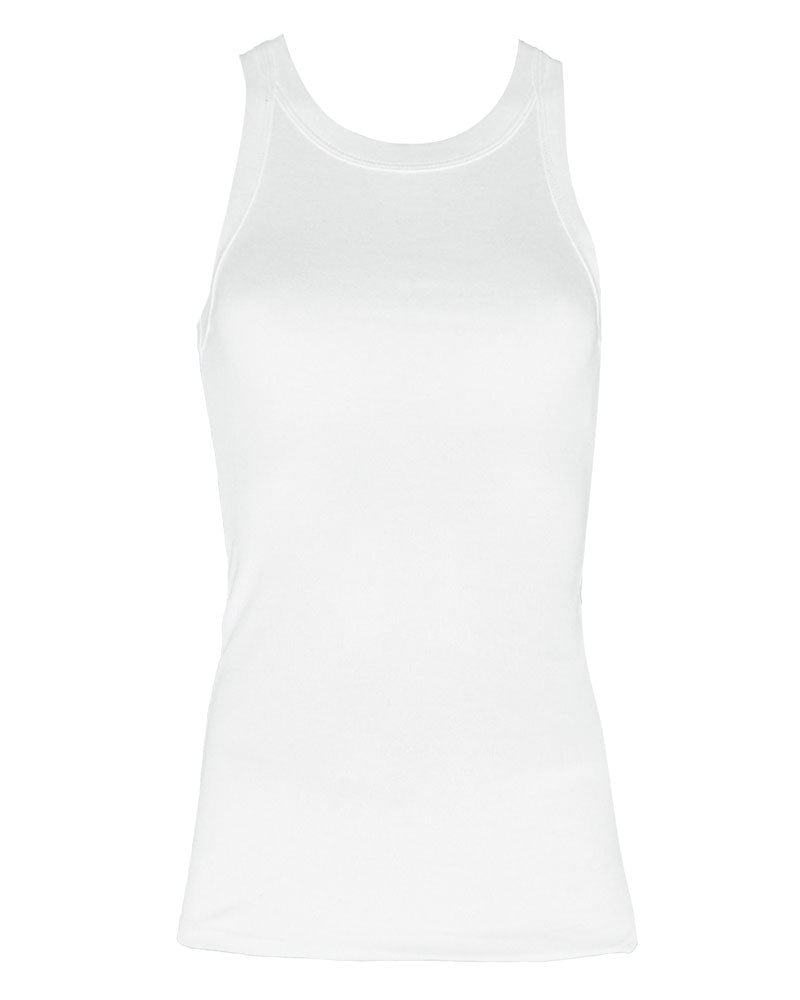 Enza Costa Supima Sheath Cotton Tank in White