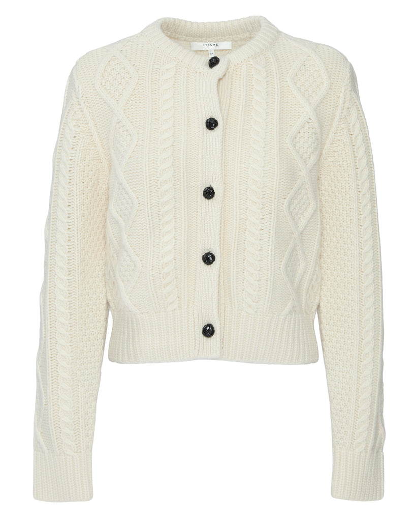 FRAME The Cable Knit Cardi