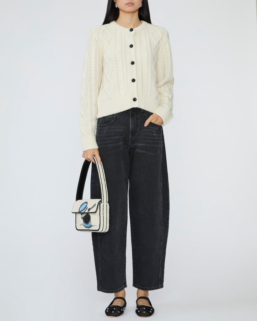 FRAME The Cable Knit Cardi