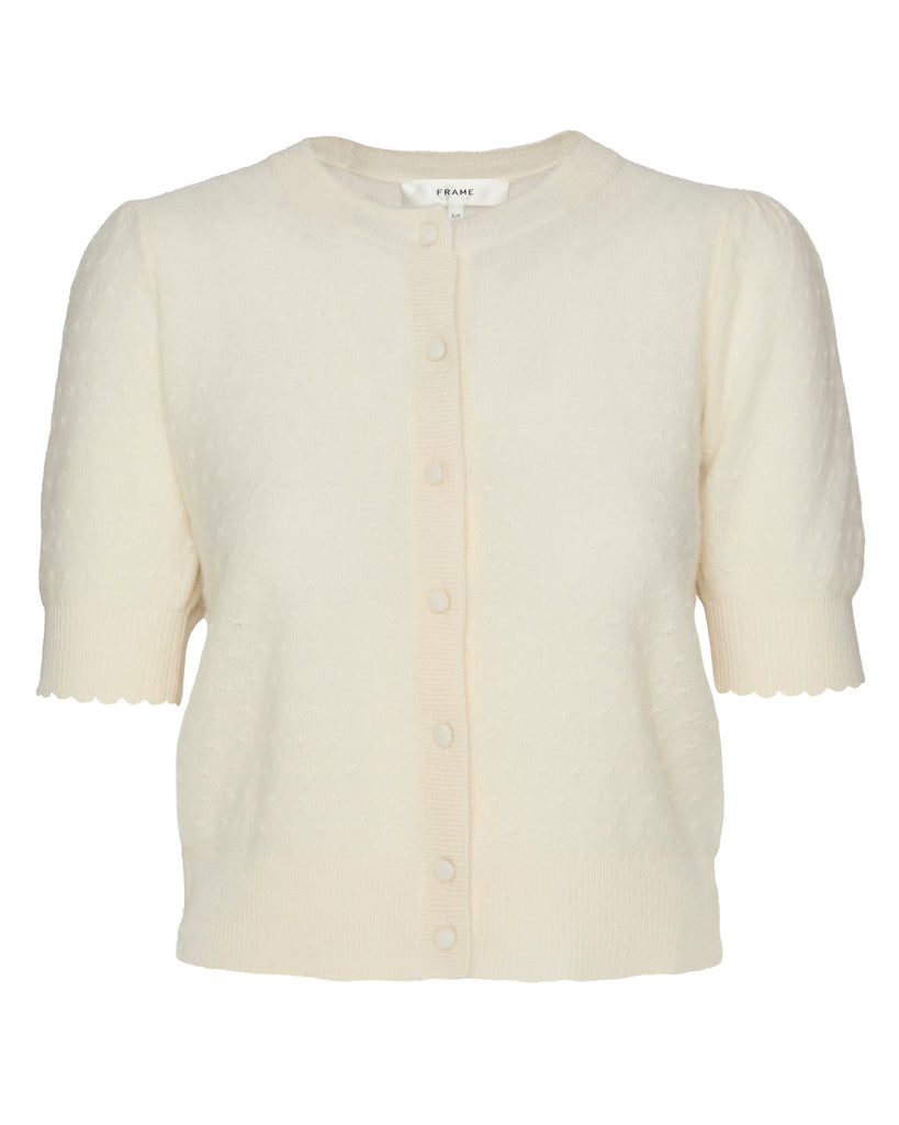 FRAME The Cashmere Pointelle Cardi