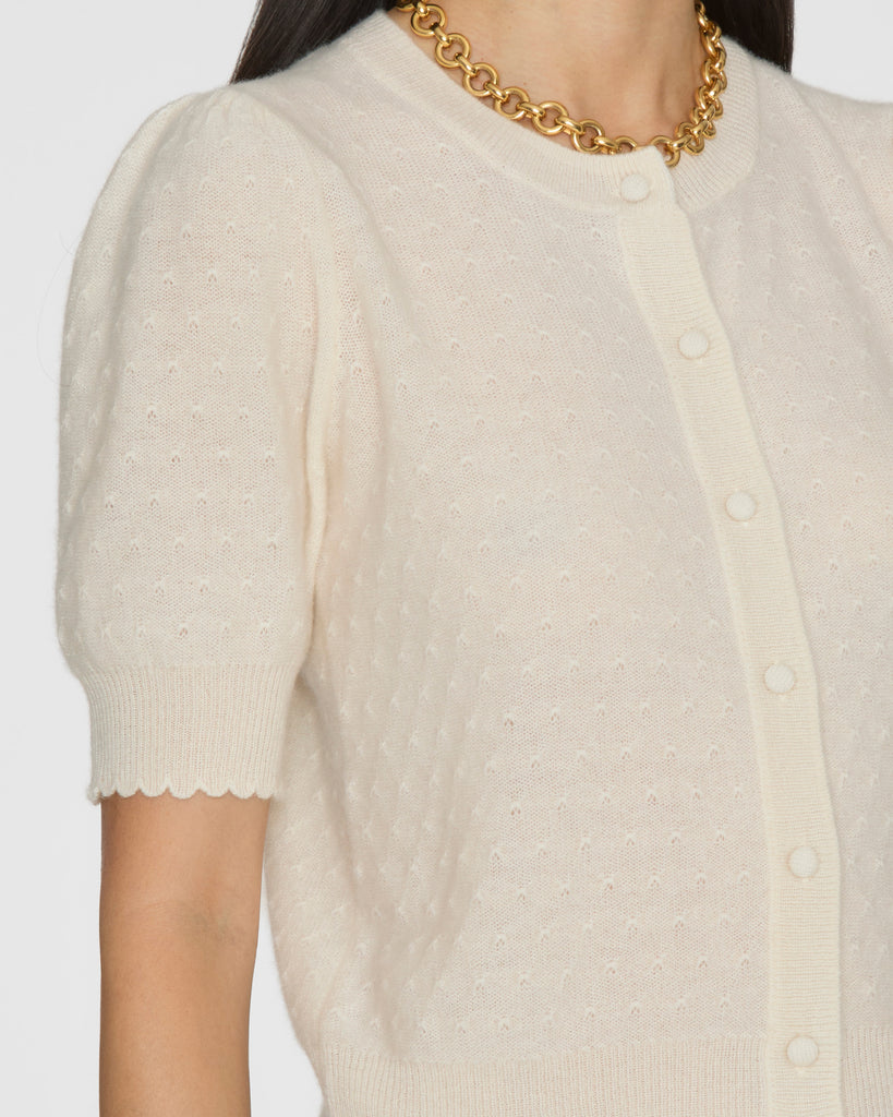 FRAME The Cashmere Pointelle Cardi