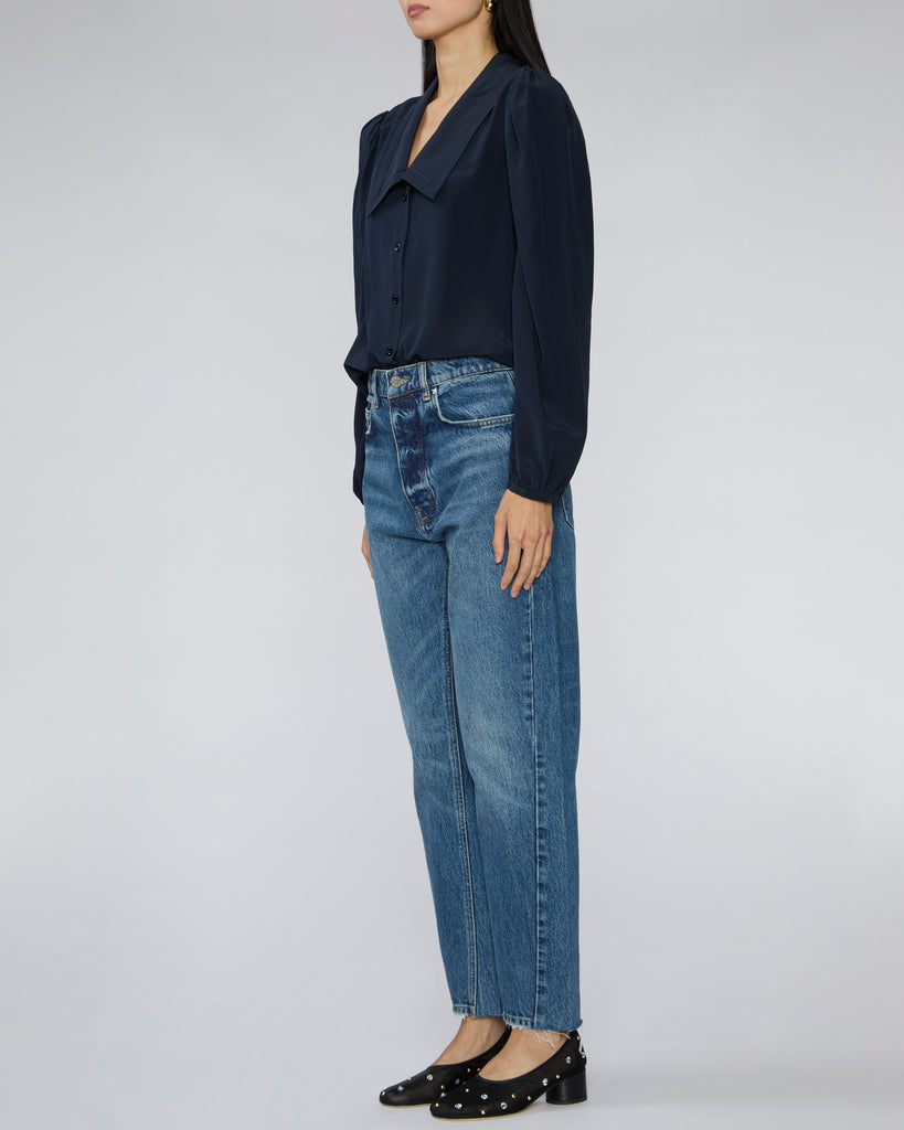 FRAME The Long Sleeve Sailor Blouse