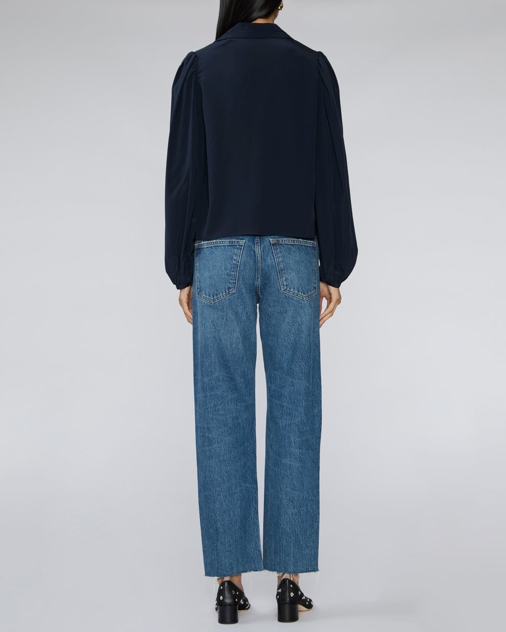 FRAME The Long Sleeve Sailor Blouse