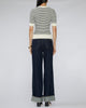 FRAME The Stripe V - Neck Sweater