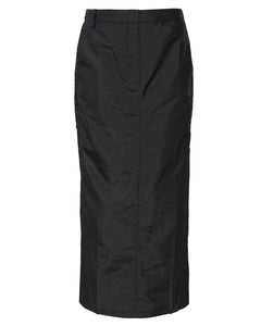Crispy Nylon Maxi Skirt