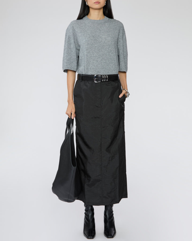 TIBI Crispy Nylon Maxi Skirt