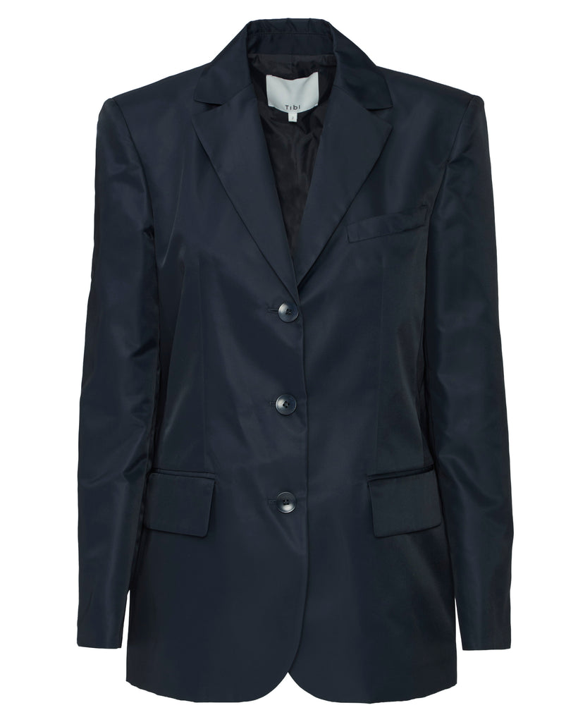 TIBI Eco Nylon Max Blazer