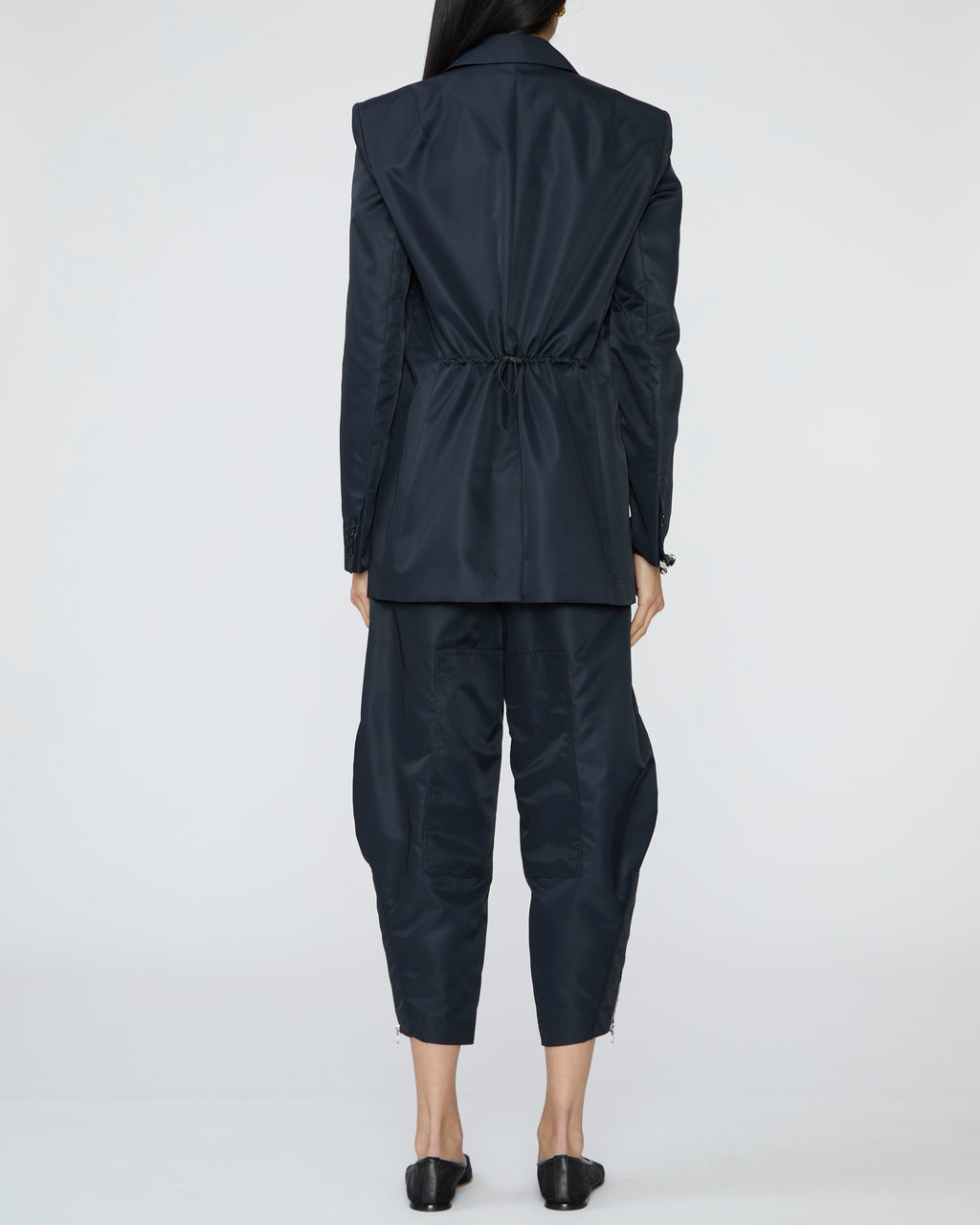 TIBI Eco Nylon Max Blazer