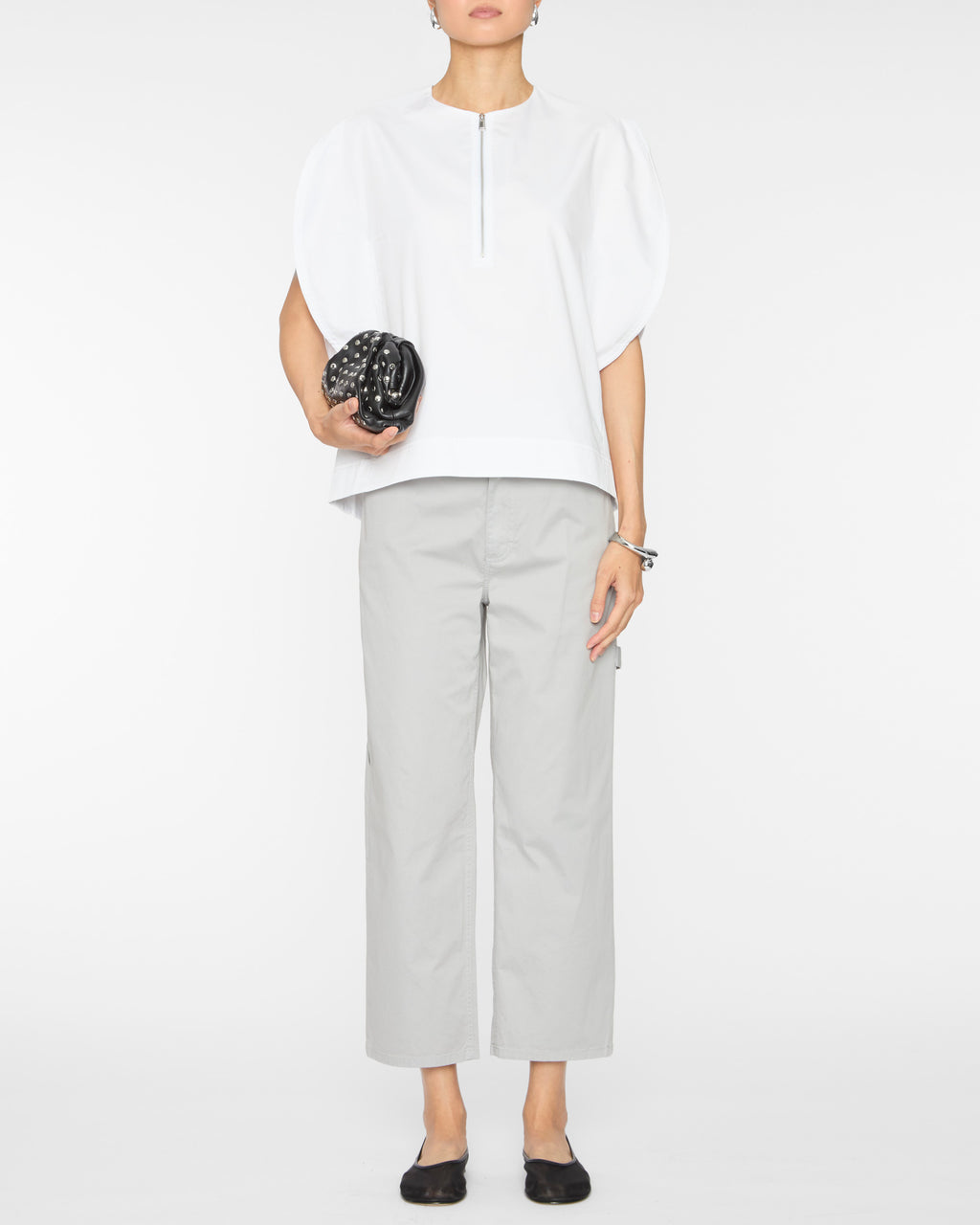 Eco Poplin Balloon Origami Top