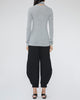 TIBI Feather Weight Ribbed Sweater Turtle Neck Pullover
