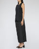TIBI Recycled Tropical Wool Vest with Blousant Back