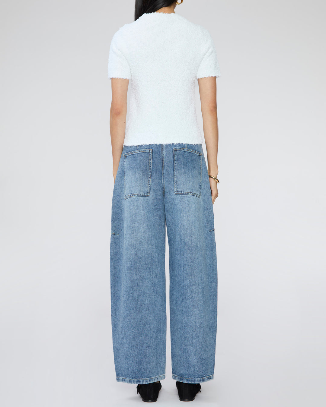TIBI Serviette Baby T in White