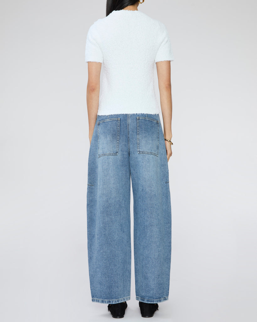 TIBI Serviette Baby T in White