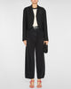 Tropical Wool Cropped Bomber Blazer