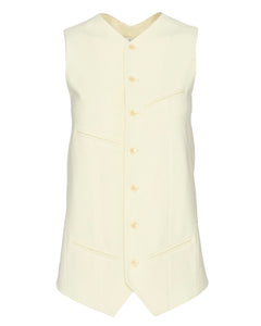Tropical Wool Easy Vest