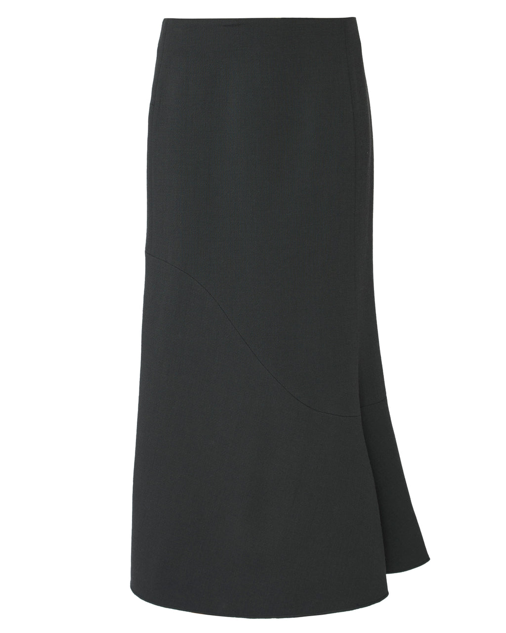 TIBI Wool Crepe Marte Fluid Skirt