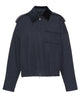 Bio Twill Bomber Jacket with Removable Corduroy Collar