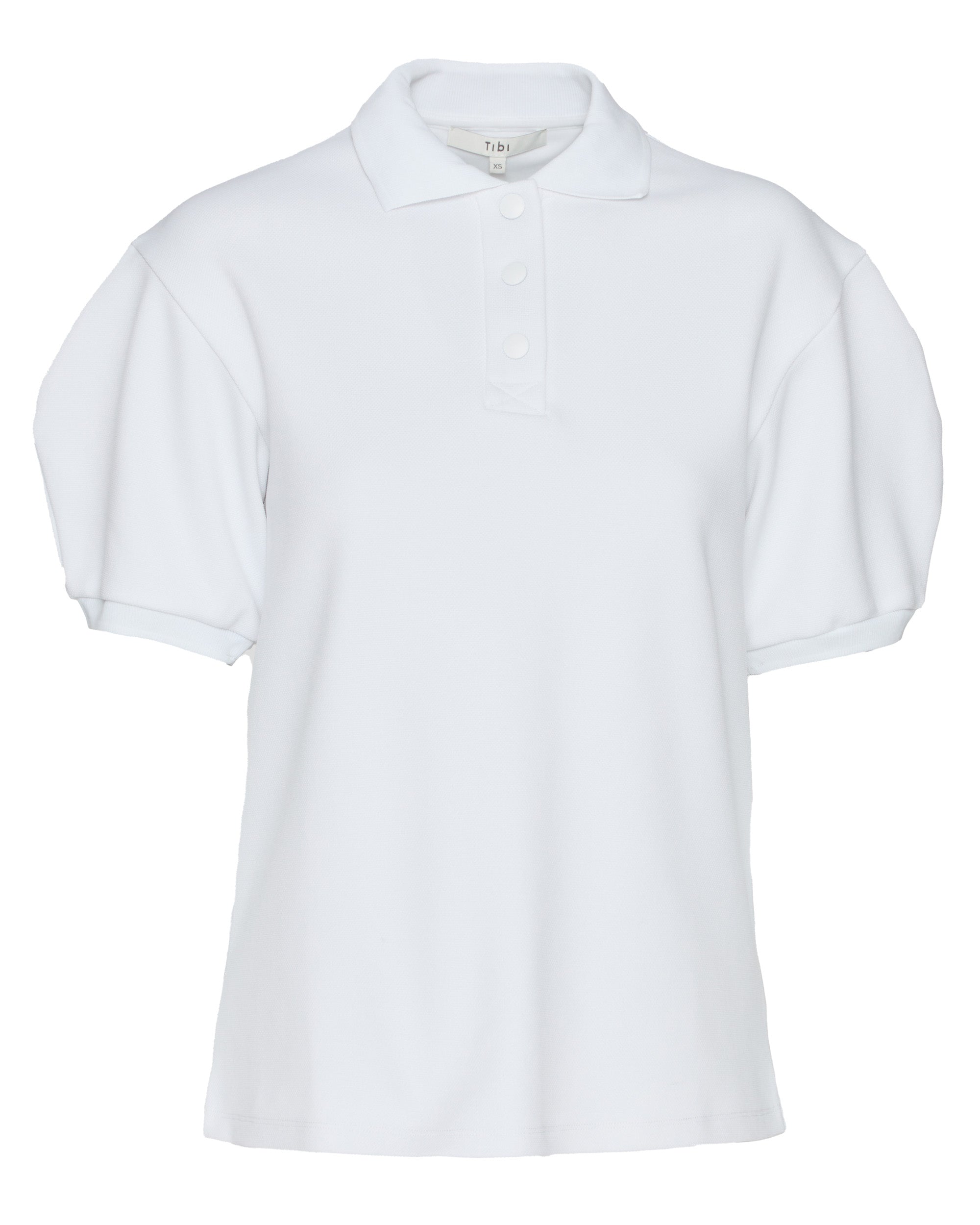 ★定価2,8万★tibi New York★フレア ポロシャツ★アパルトモン★白 TIBI Luxe Pique Polo Shirt– Capsule Shop