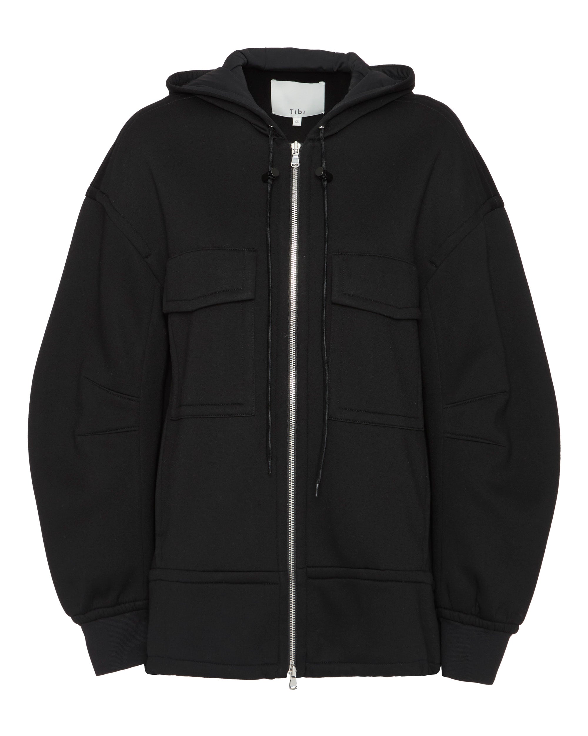 TIBI Techy Viscose Zip Up Hoodie– Capsule Shop