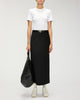 Tropical Wool Maxi Trouser Skirt