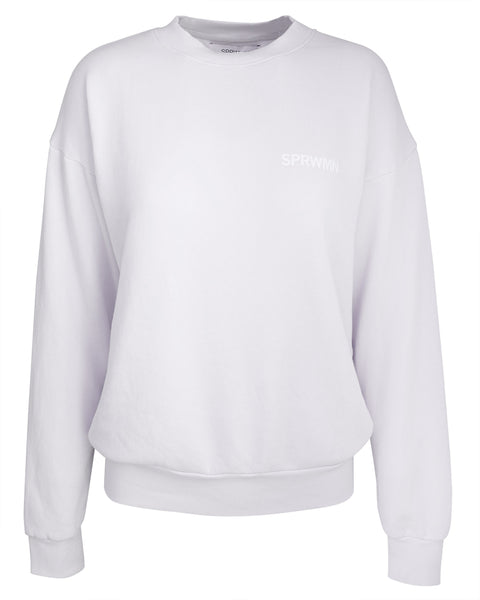 Tiny Logo Sweatshirt in Lilac