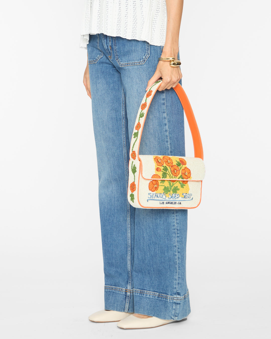 STAUD Tommy Beaded Bag