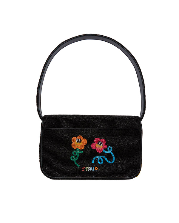 STAUD Tommy Beaded Bag in Shroomscape