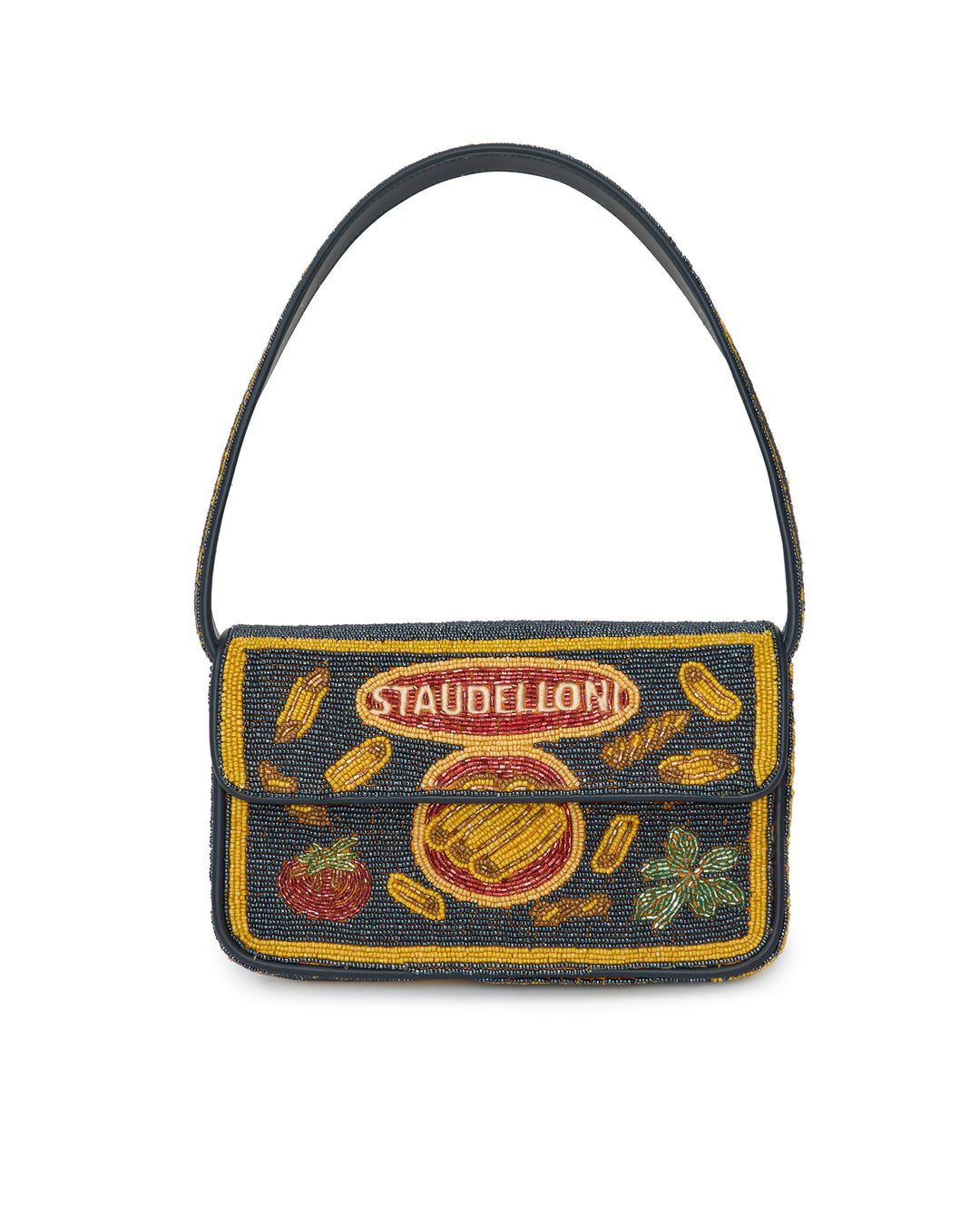 STAUD Tommy Beaded Bag in Staudelloni
