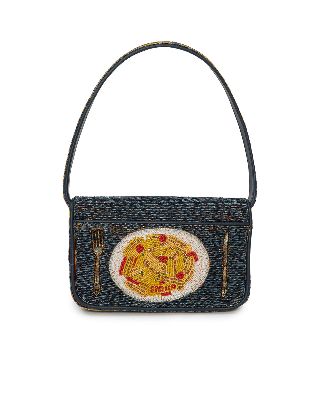 STAUD Tommy Beaded Bag in Staudelloni