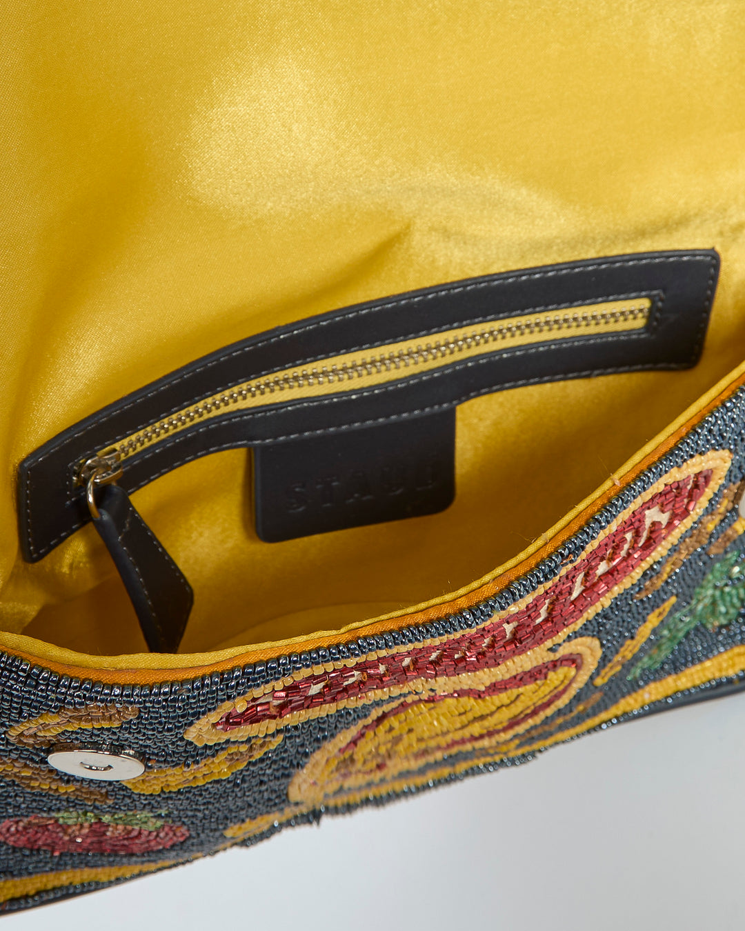 STAUD Tommy Beaded Bag in Staudelloni