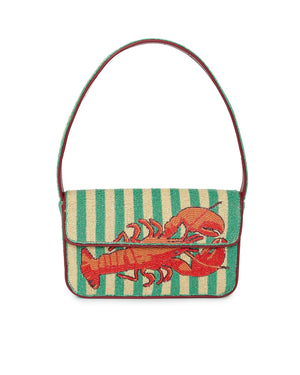 Tommy Beaded Bag in Summer Lobster