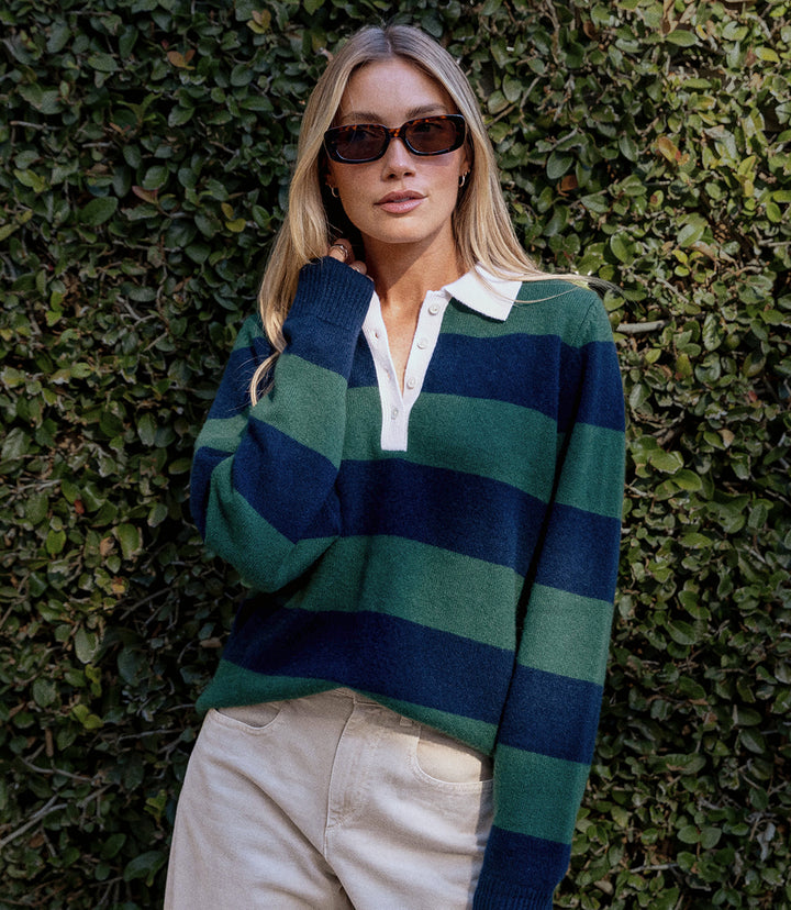 Rugby Stripes: Sporty Meets Sophisticated