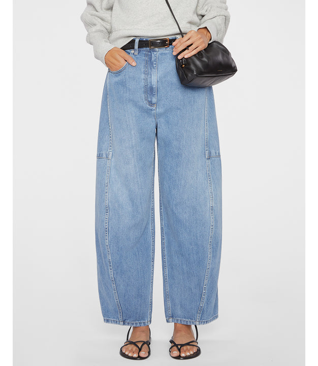 Understanding Petite Proportions in Denim—THE WIDER THE JEAN, THE SHORTER YOU LOOK