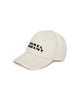 Tyron Logo Canvas Hat in Ecru/Black