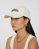 Tyron Logo Canvas Hat in Ecru/Black