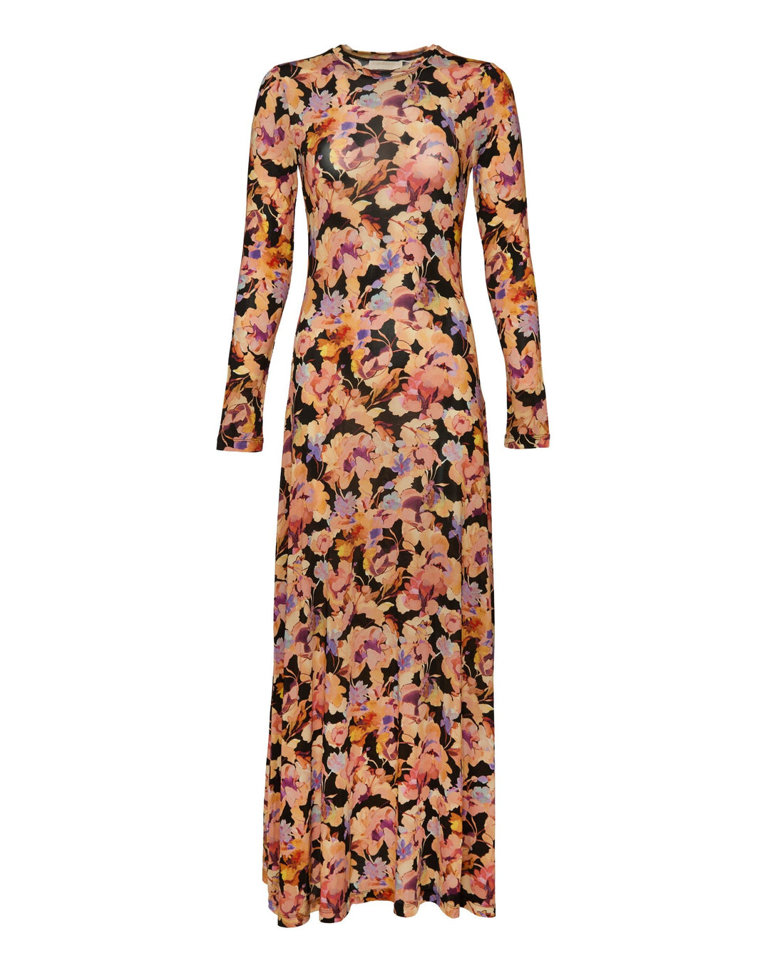 ULLA JOHNSON Amari Long Sleeve Jersey Dress