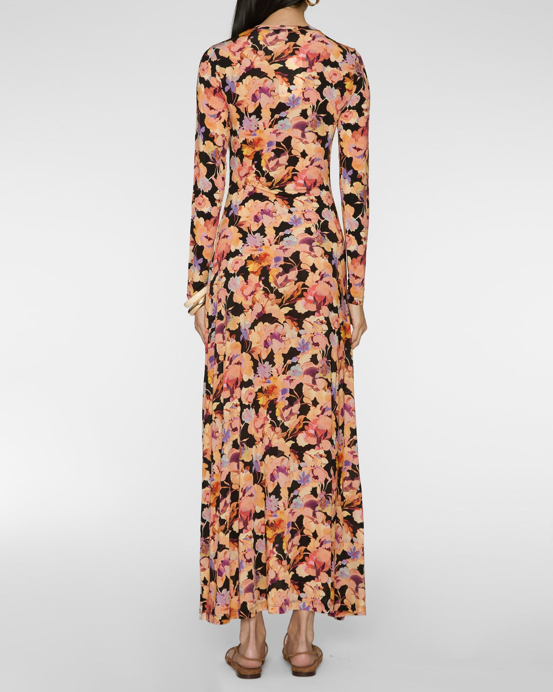 ULLA JOHNSON Amari Long Sleeve Jersey Dress