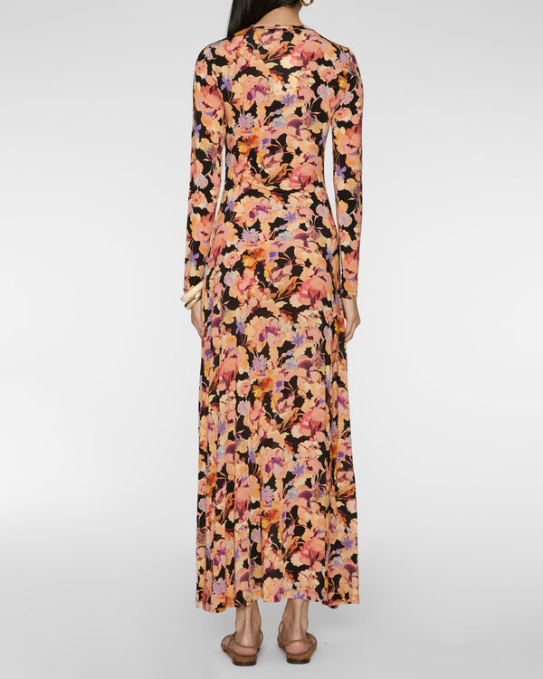 ULLA JOHNSON Amari Long Sleeve Jersey Dress