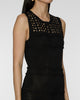ULLA JOHNSON Lakshmi Eyelet Knit Dress