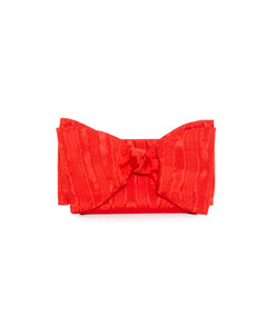 Valerie Bow Clutch in Red - 30% OFF END OF YEAR SALE